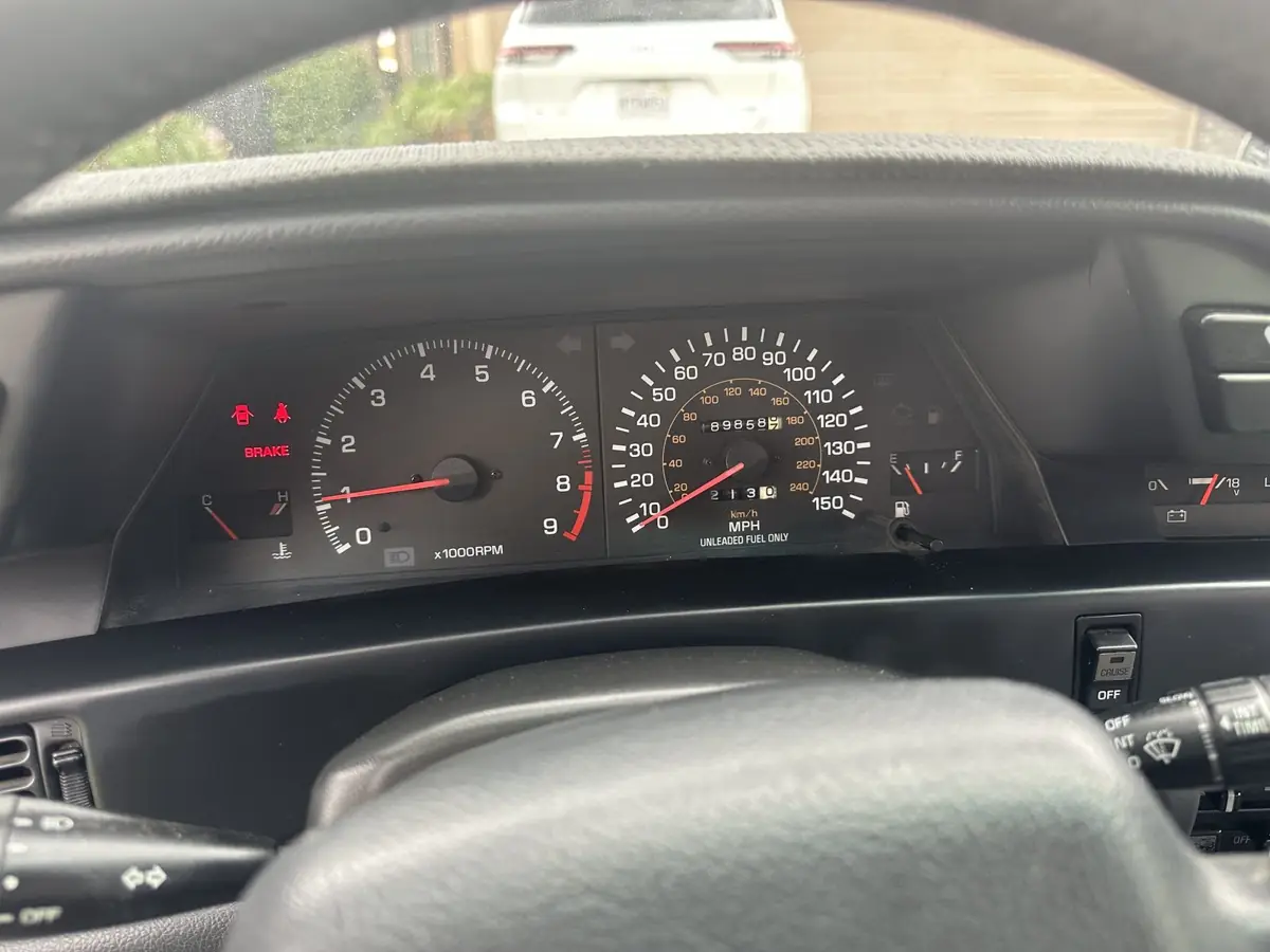 Cluster and odometer, the first frame a buyer wants.